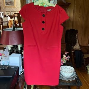 Ann Taylor fully lined back zip dress